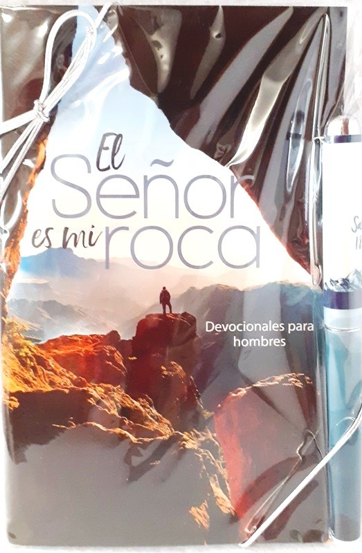 Bolígrafo y devocional el Señor es mi Roca