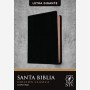 Biblia NTV Edición clásica  Letra gigante sentiPiel  negro