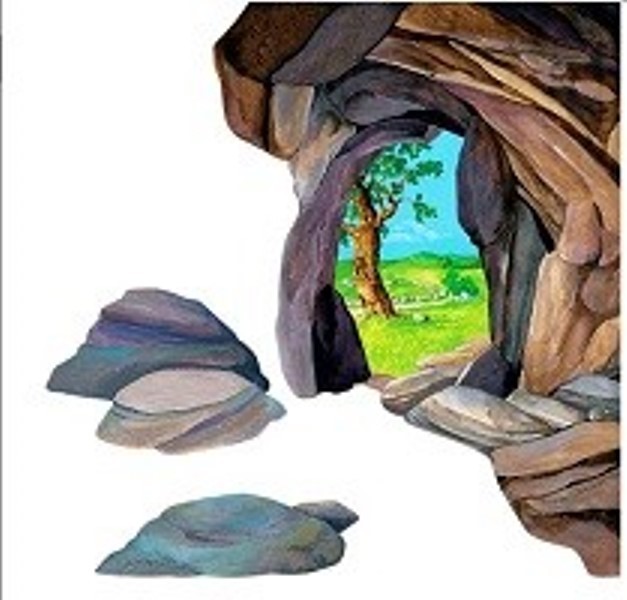 Cueva  grande 81 x 122 cm. 