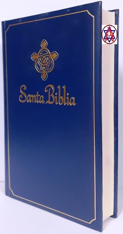 Biblia RVR 1909 acolchada tapa dura azúl