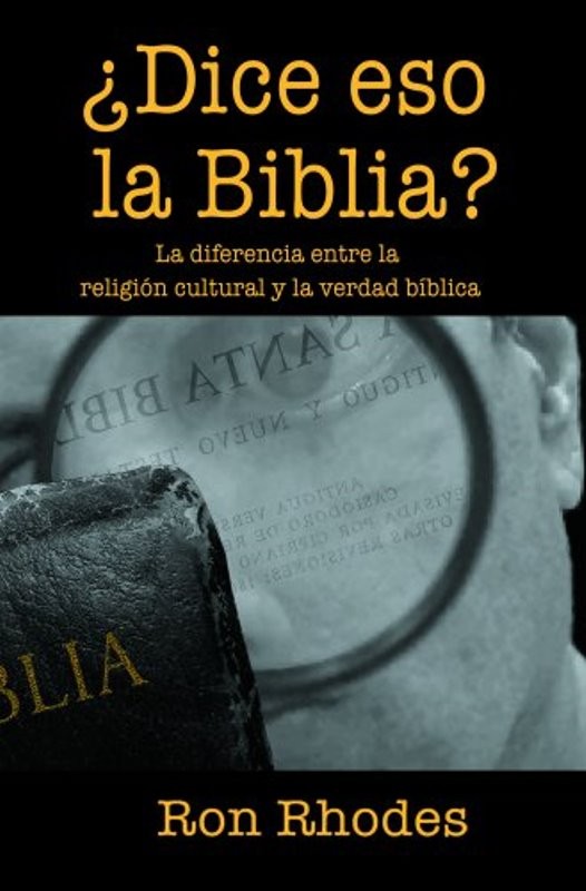 Dice eso la Biblia  ?