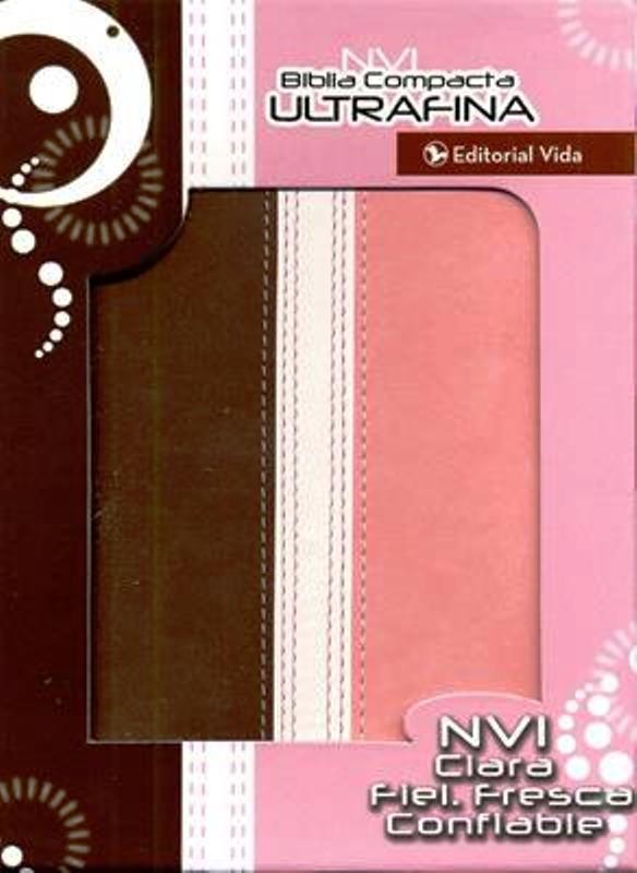 Biblia NVI compacta rosa Marrón 