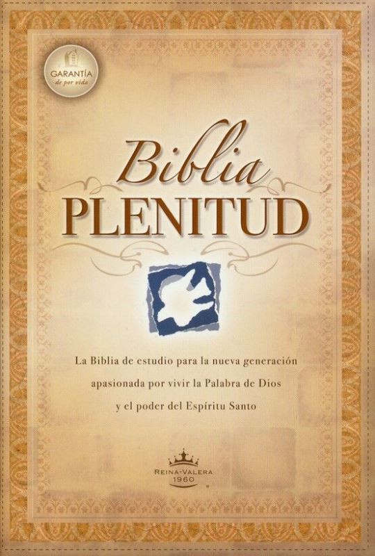 Biblia de estudio Plenitud RVR 1960 Piel negro índice