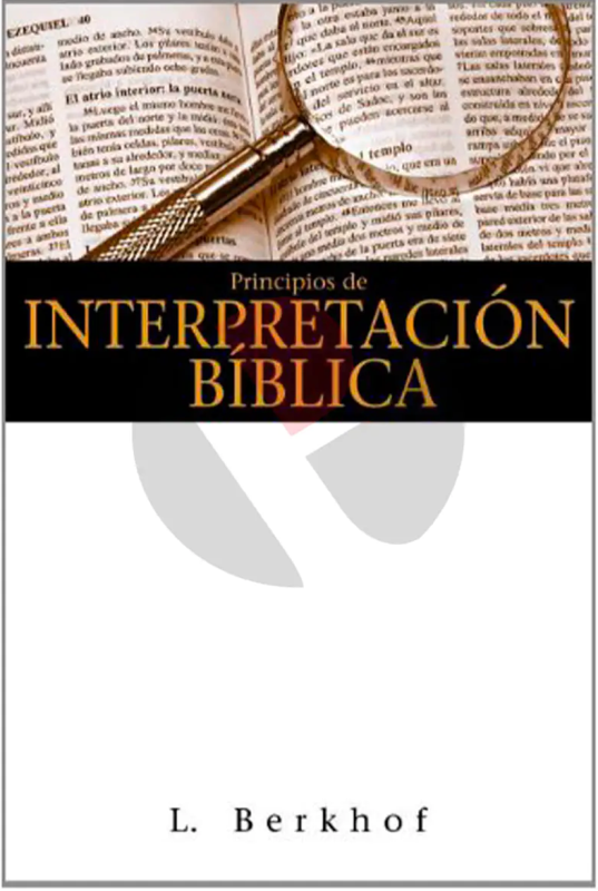 Principios de interpretación Bíblica 