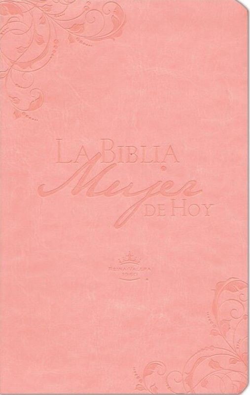 Biblia Mujer de Hoy RVR 1960 imitación piel rosa 