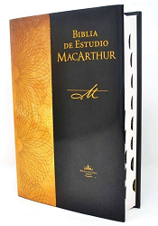 Biblia de estudio Macarthur con índice 