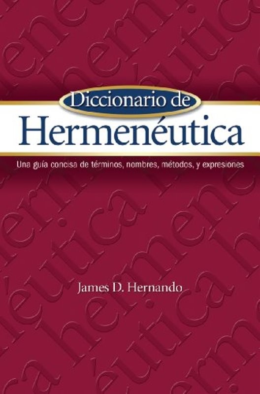 Diccionario de Hermenéutica