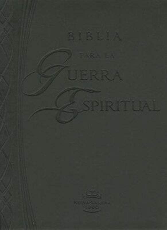 Biblia para la Guerra Espiritual RVR 1960 Negra Imitación piel 