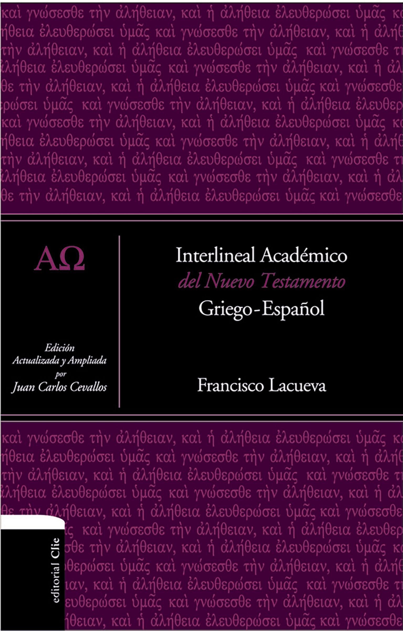Interlineal académico del Nuevo Testamento Griego-Español