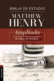 Biblia de estudio Matthew Henry RVR1977; Ampliada - Tapa dura; Indice