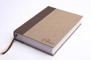 Biblia de estudio Spurgeon RVR1960-Tela dos tonos marrón/marrón claro