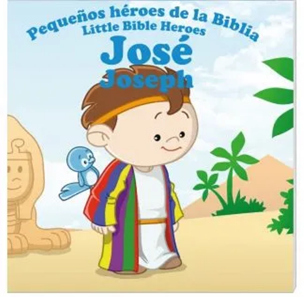 José libro serie héroes de la biblia bilingüe