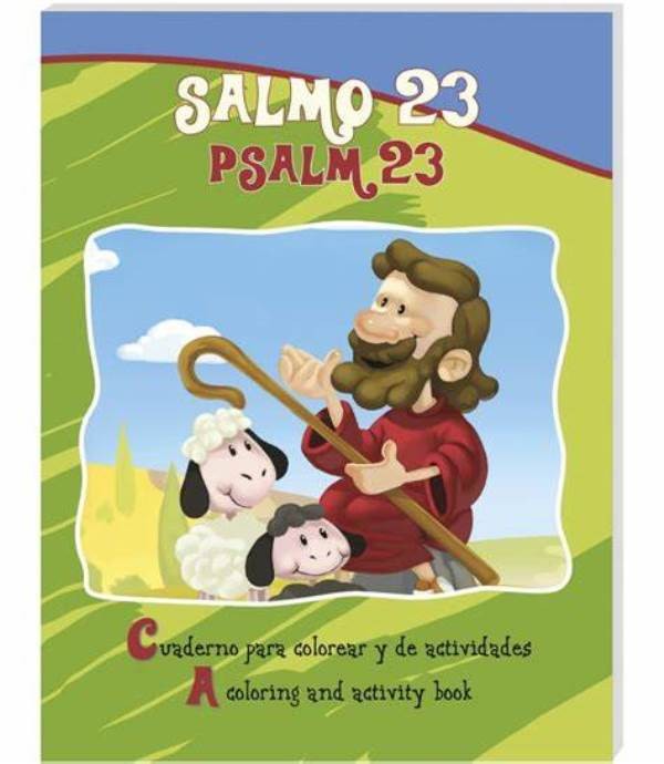 Salmo 23  para colorear Bilingüe 
