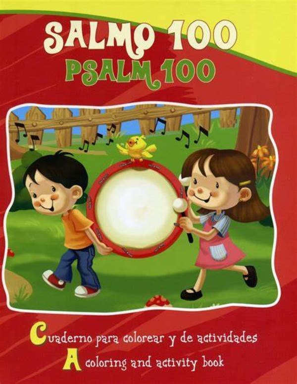 Salmo 100 libro de colorear y actividades bilingüe